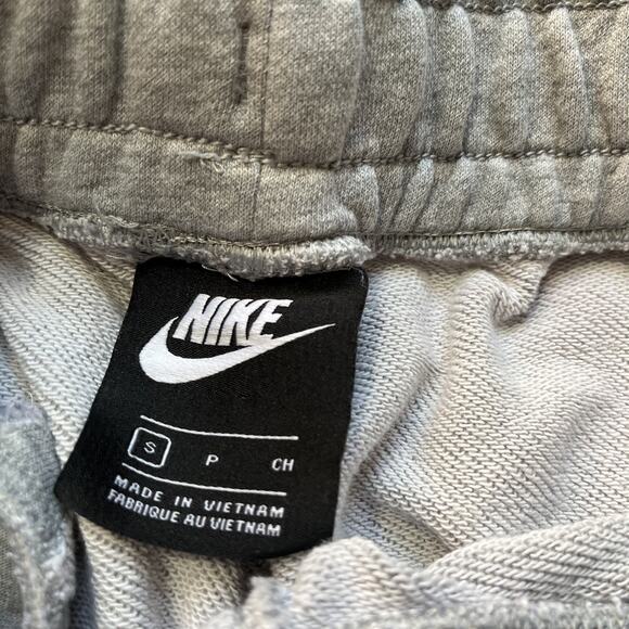 Nike Shorts Mens S Gray Sweat Fleece Back Pocket Performance Active Swoosh - Picture 4 of 6
